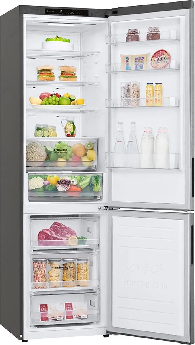 LG GBP62PZNBC Koel-vriescombinatie 384L - NoFrost - 10 Jaar Garantie