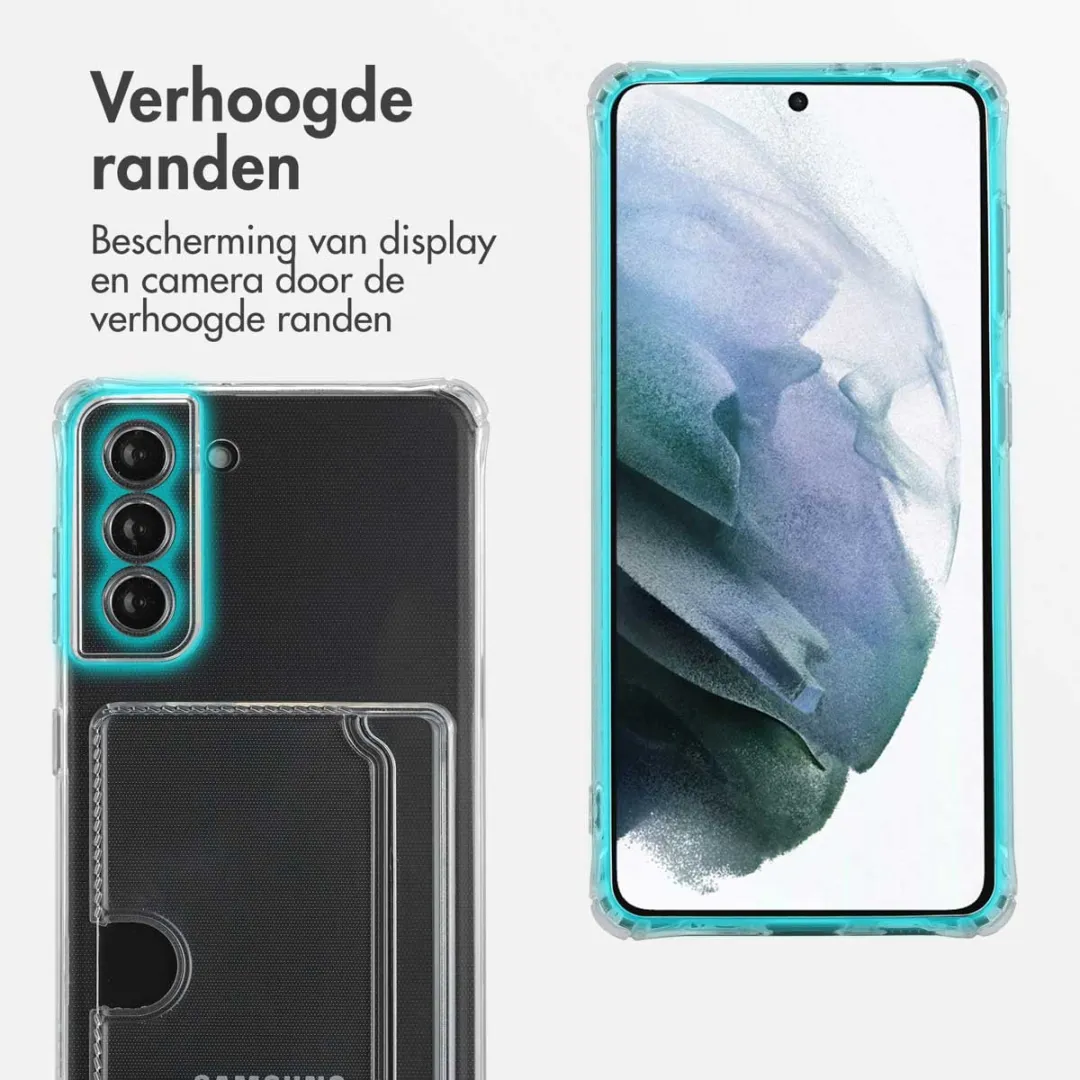 Imoshion Hoesje Samsung Galaxy S21 - 2 Pasjes - Transparant