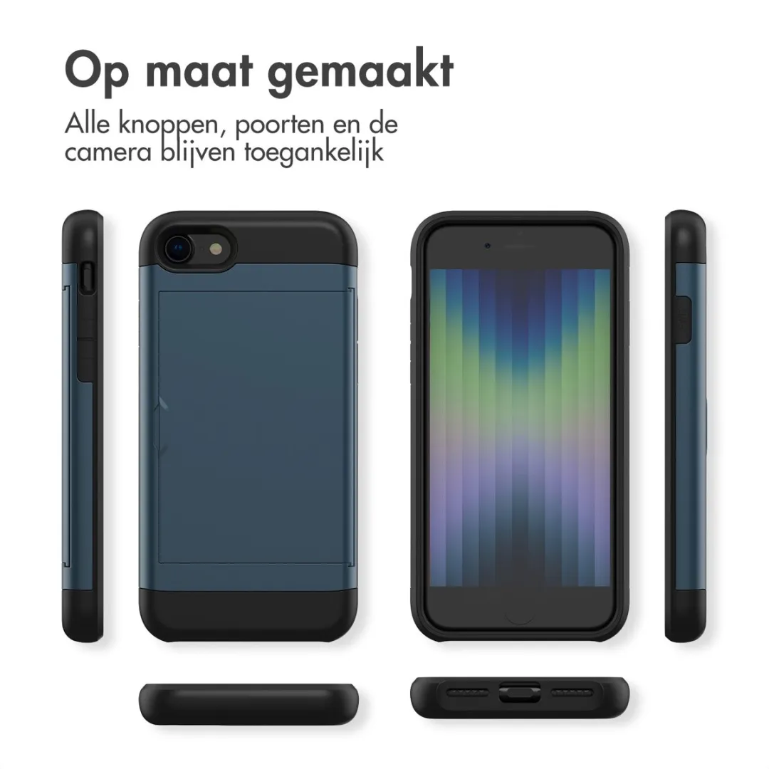 Imoshion Hoesje met Pasjeshouder Donkerblauw - iPhone SE/8/7 - afbeelding 6 van 6