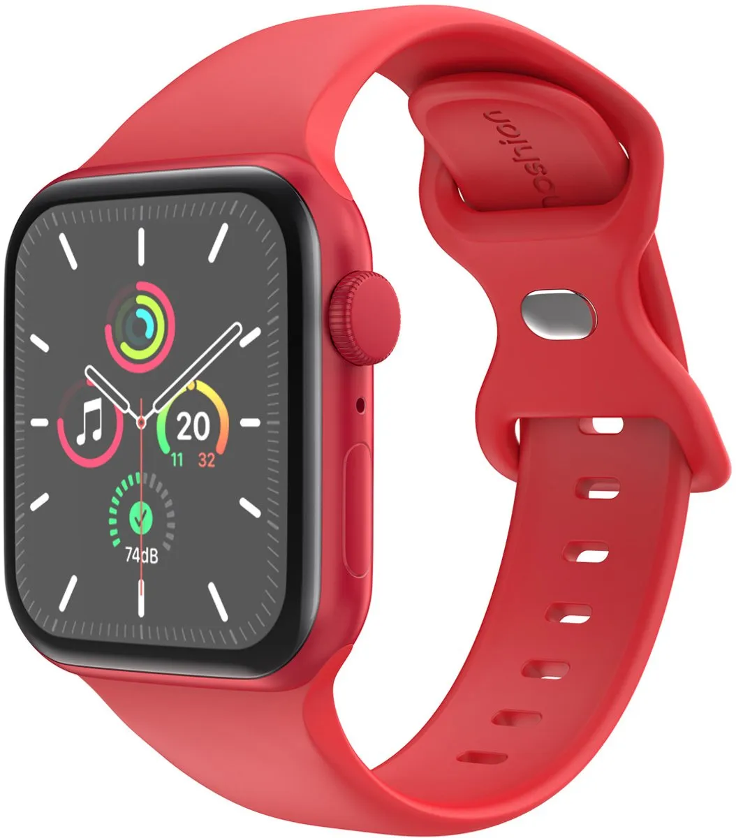 Imoshion Siliconen Bandje Apple Watch 44-49mm - Rood