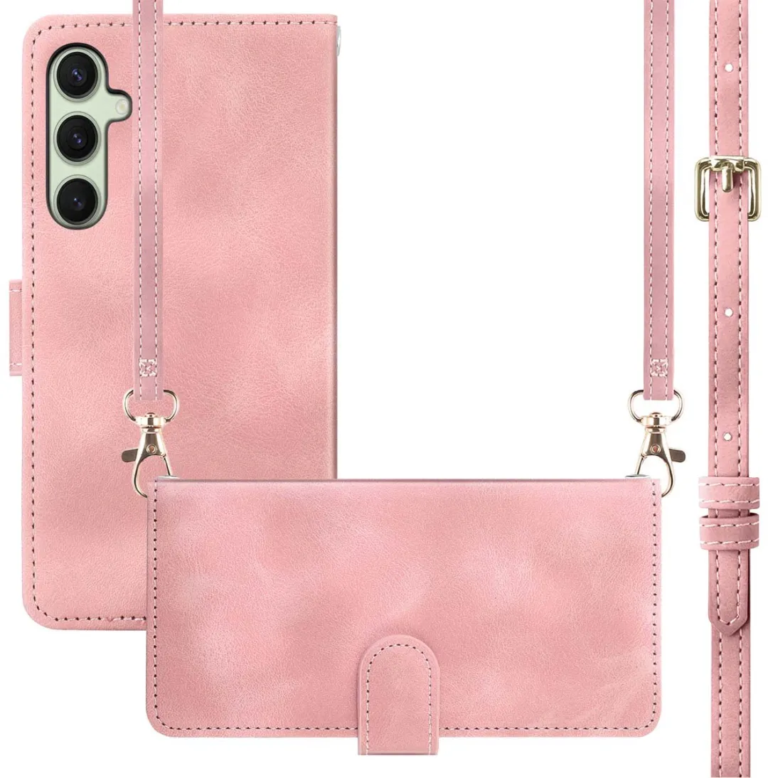 Imoshion Bookcase Hoesje Samsung Galaxy S25 Plus - Roze