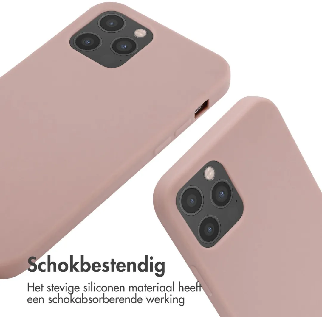 Imoshion iPhone 12/Pro Siliconen Hoesje - Sand Pink - afbeelding 6 van 6