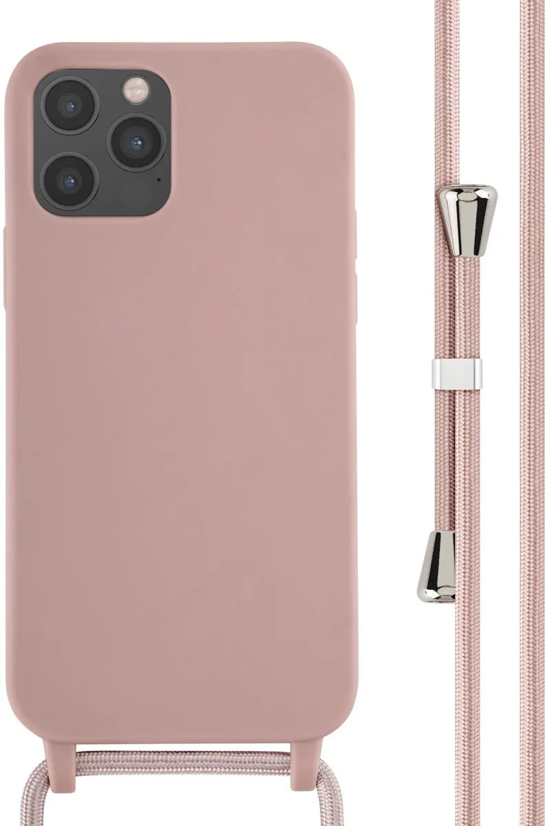 Imoshion iPhone 12/Pro Siliconen Hoesje - Sand Pink