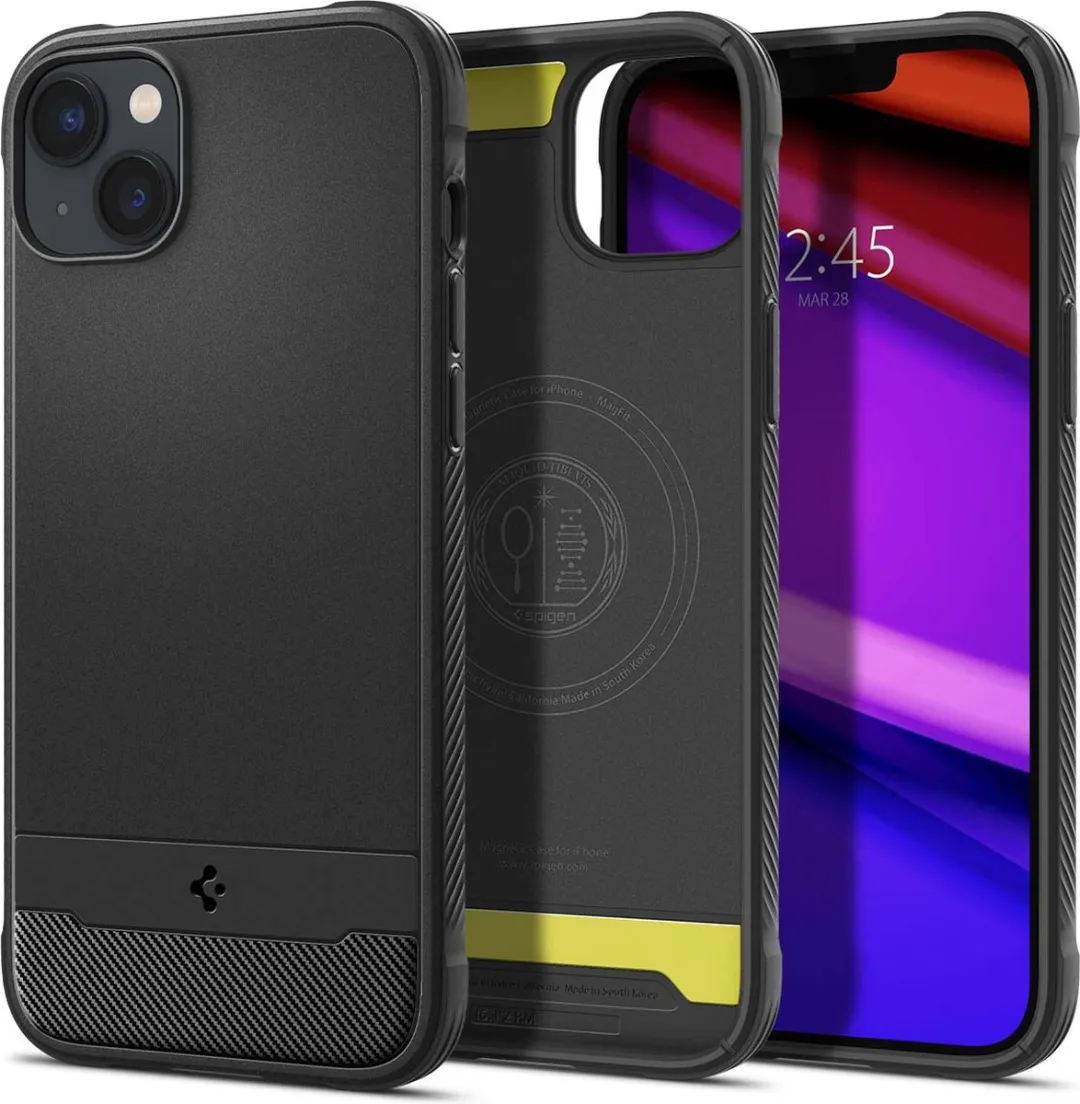 Spigen Rugged Armor ACS04890 iPhone 14 Plus Hoesje - Zwart