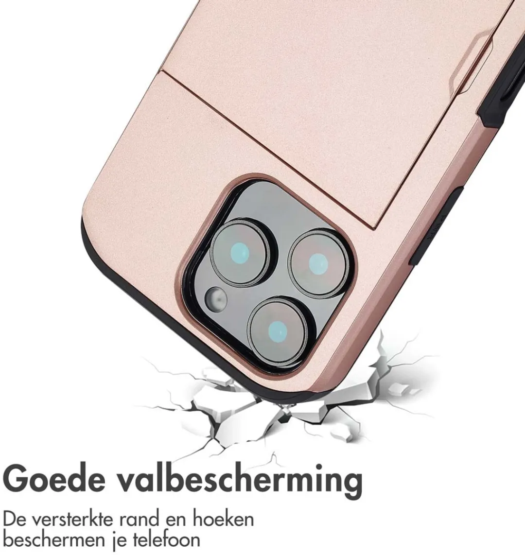 Imoshion Hoesje iPhone 16 Pro Pasjeshouder Rosé Goud