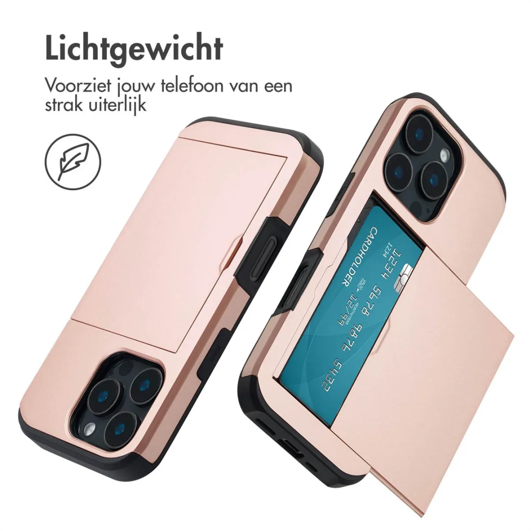 Imoshion Hoesje iPhone 16 Pro Pasjeshouder Rosé Goud
