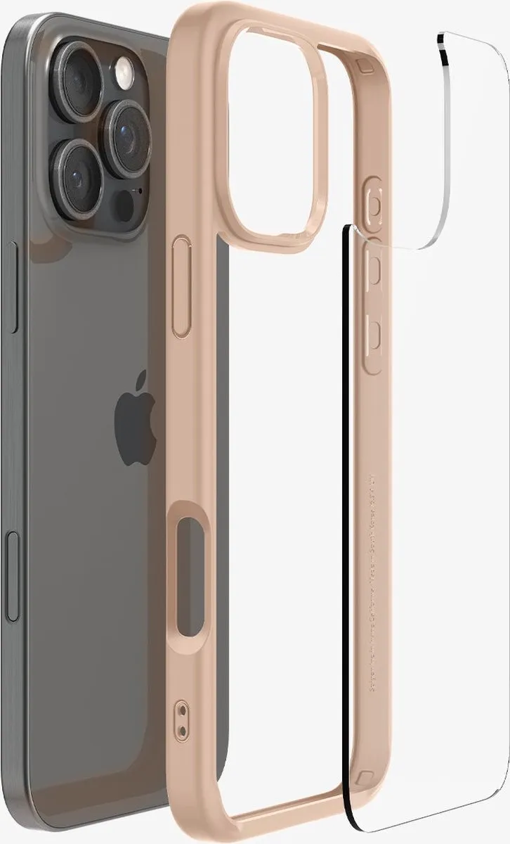Spigen Ultra Hybrid Hoesje 8809971235167 - iPhone 16 Pro Max - Transparent