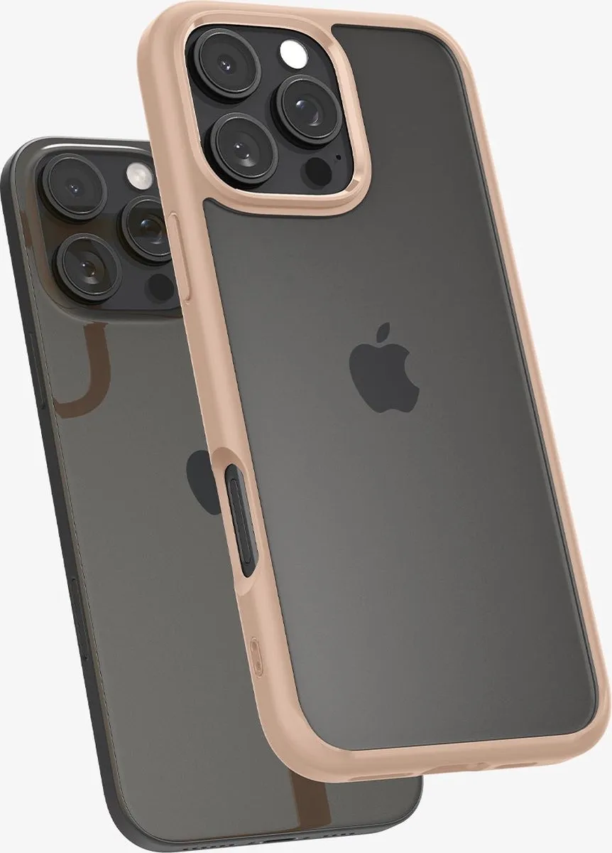 Spigen Ultra Hybrid Hoesje 8809971235167 - iPhone 16 Pro Max - Transparent