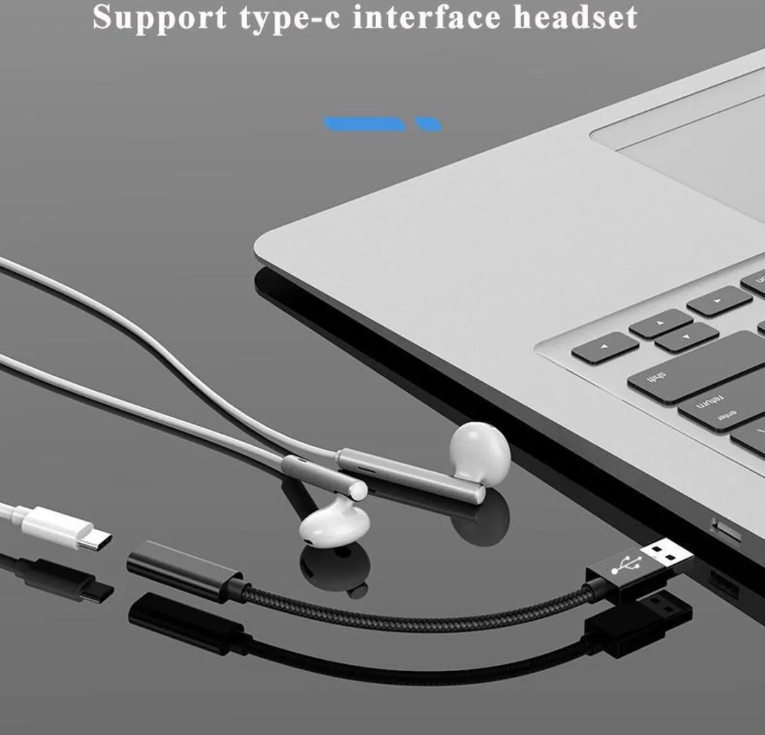 NÖRDIC C-OTG6 USB-C naar OTG USB-A Adapter 50cm - Zwart