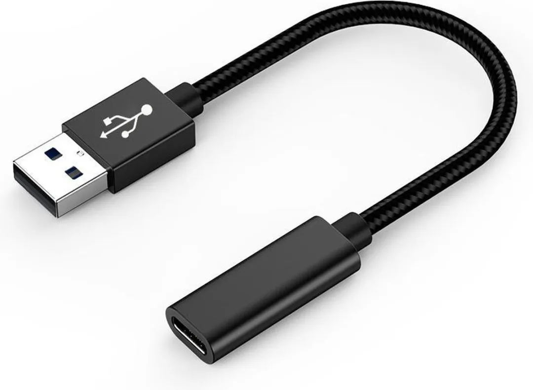 NÖRDIC C-OTG6 USB-C naar OTG USB-A Adapter 50cm