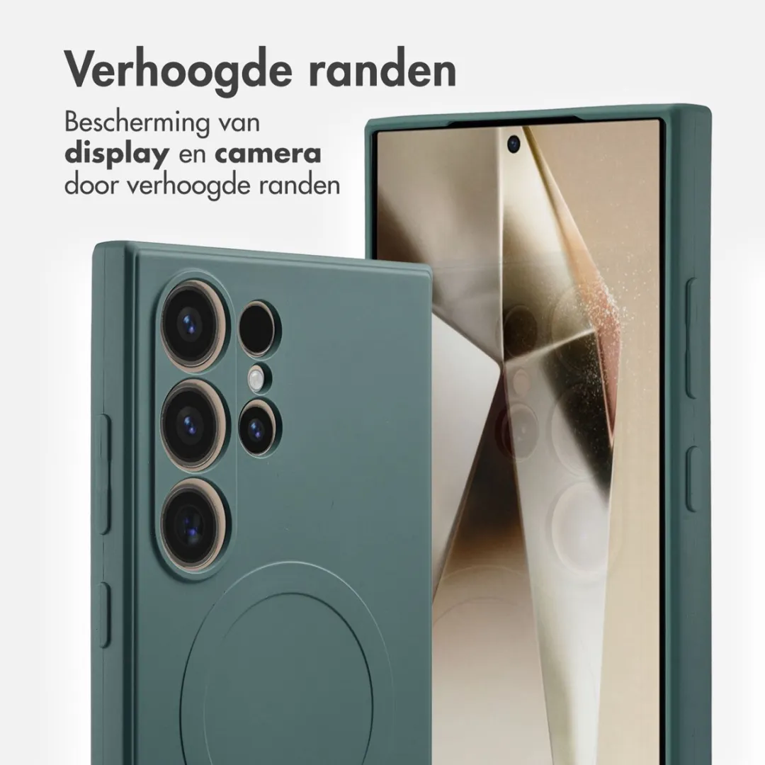 Imoshion Hoesje Samsung Galaxy S24 Ultra - Donkergroen MagSafe