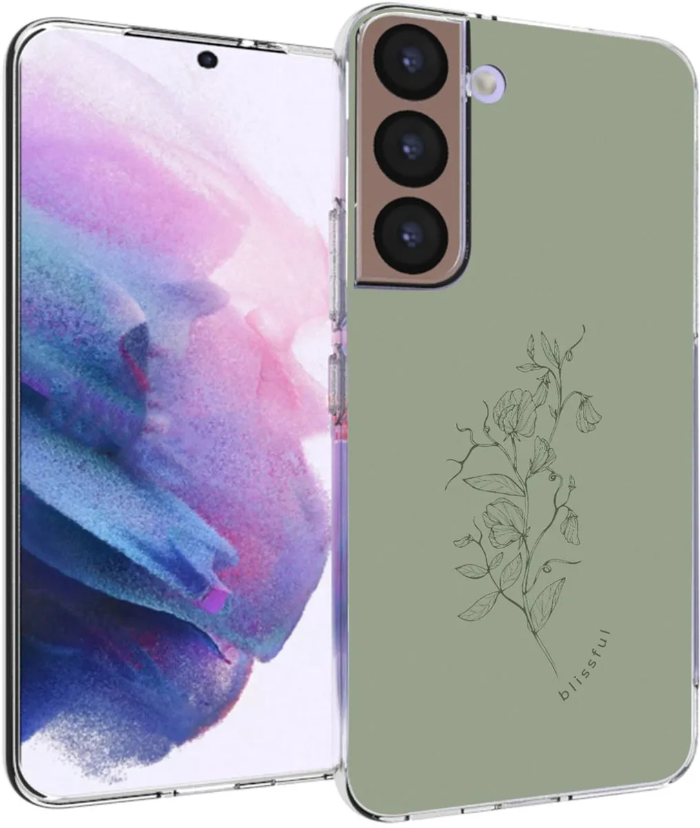 Imoshion Hoesje Samsung Galaxy S22 Floral Green