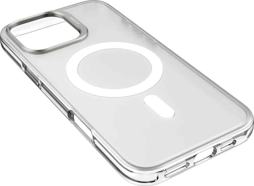 Decoded Clear Frosted Hoesje iPhone 16 Pro Max - Wit