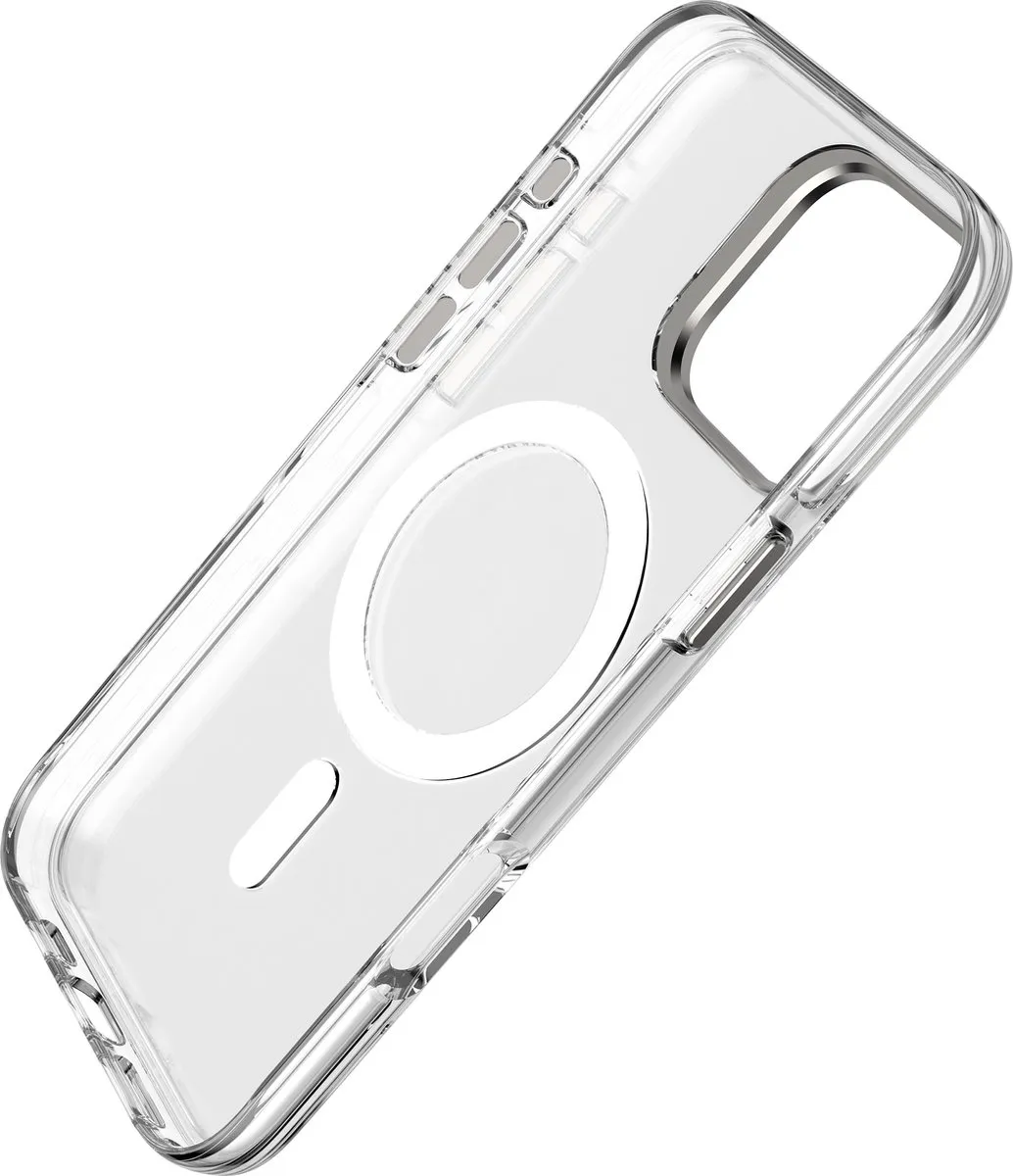 Decoded Clear Frosted Hoesje iPhone 16 Pro Max - Wit - afbeelding 6 van 6