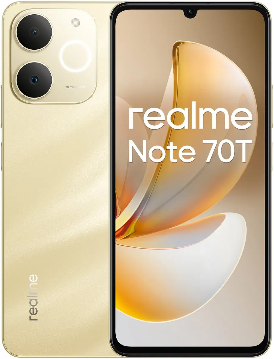Realme Note 70T 4G - 6.74" - 4GB/64GB - Goud