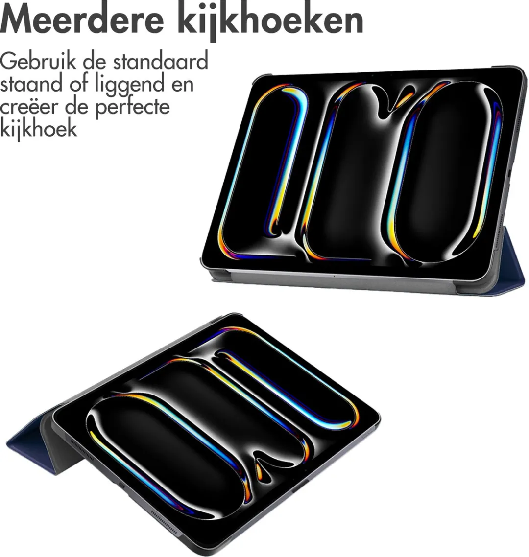 Imoshion SH00074566 Tablethoes - iPad Pro 13 2024/2025 Donkerblauw