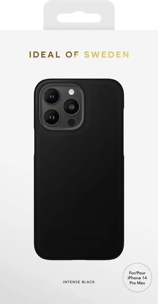 iDeal of Sweden Atelier Case iPhone 14 Pro Max Intense Black - afbeelding 2 van 5