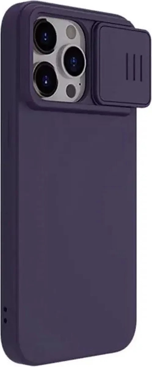 Nillkin CamShield Hoesje iPhone 15 Pro Max - Donkerpaars