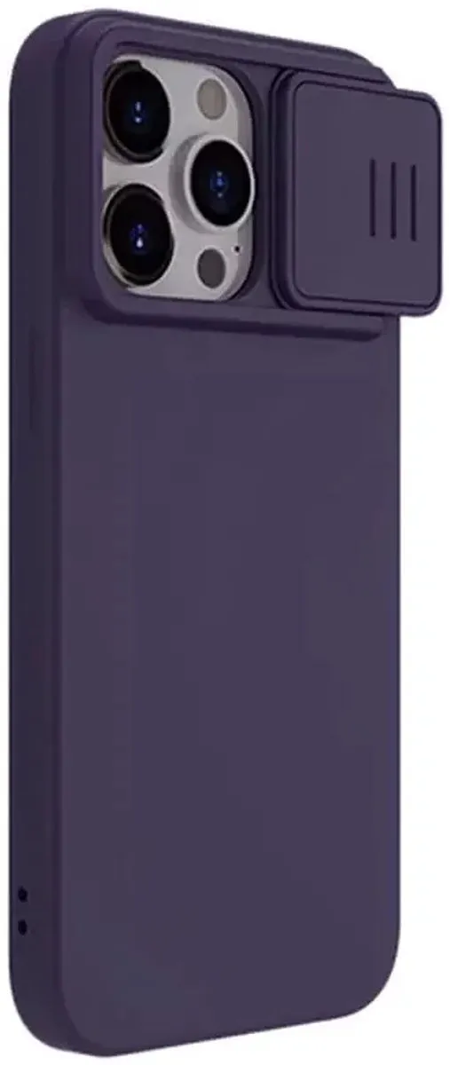 Nillkin CamShield Hoesje iPhone 15 Pro Max - Donkerpaars