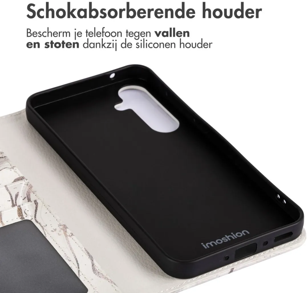 Imoshion Galaxy A35 Hoesje Sandy Marble - 3 Pasjes