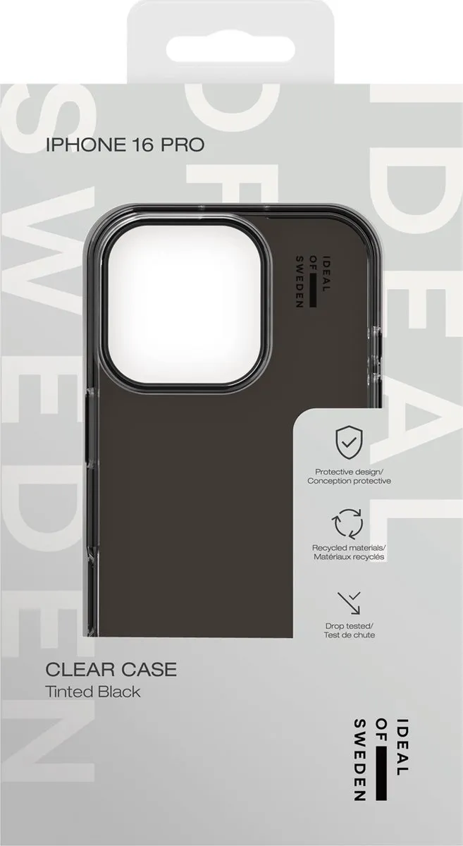 iDeal of Sweden Clear Case iPhone 16 Pro - IDCLC-I2461P-470 - Zwart