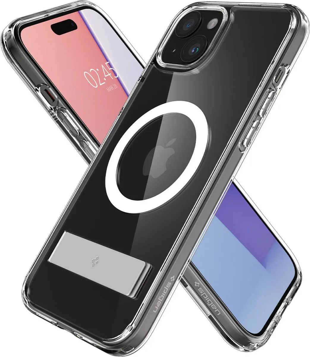 Spigen Ultra Hybrid S MagFit ACS06665 iPhone 15 Plus Hoesje - Transparant - afbeelding 6 van 6