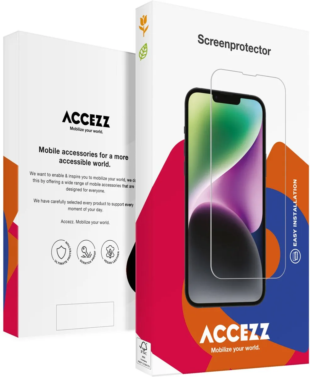 Accezz Screen protector - Geschikt voor Fairphone 5 - 2 pack glass screenprotector