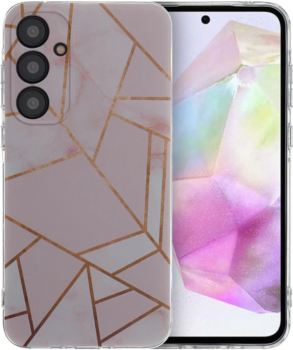 Imoshion Hoesje Samsung Galaxy A35 Pink Graphic