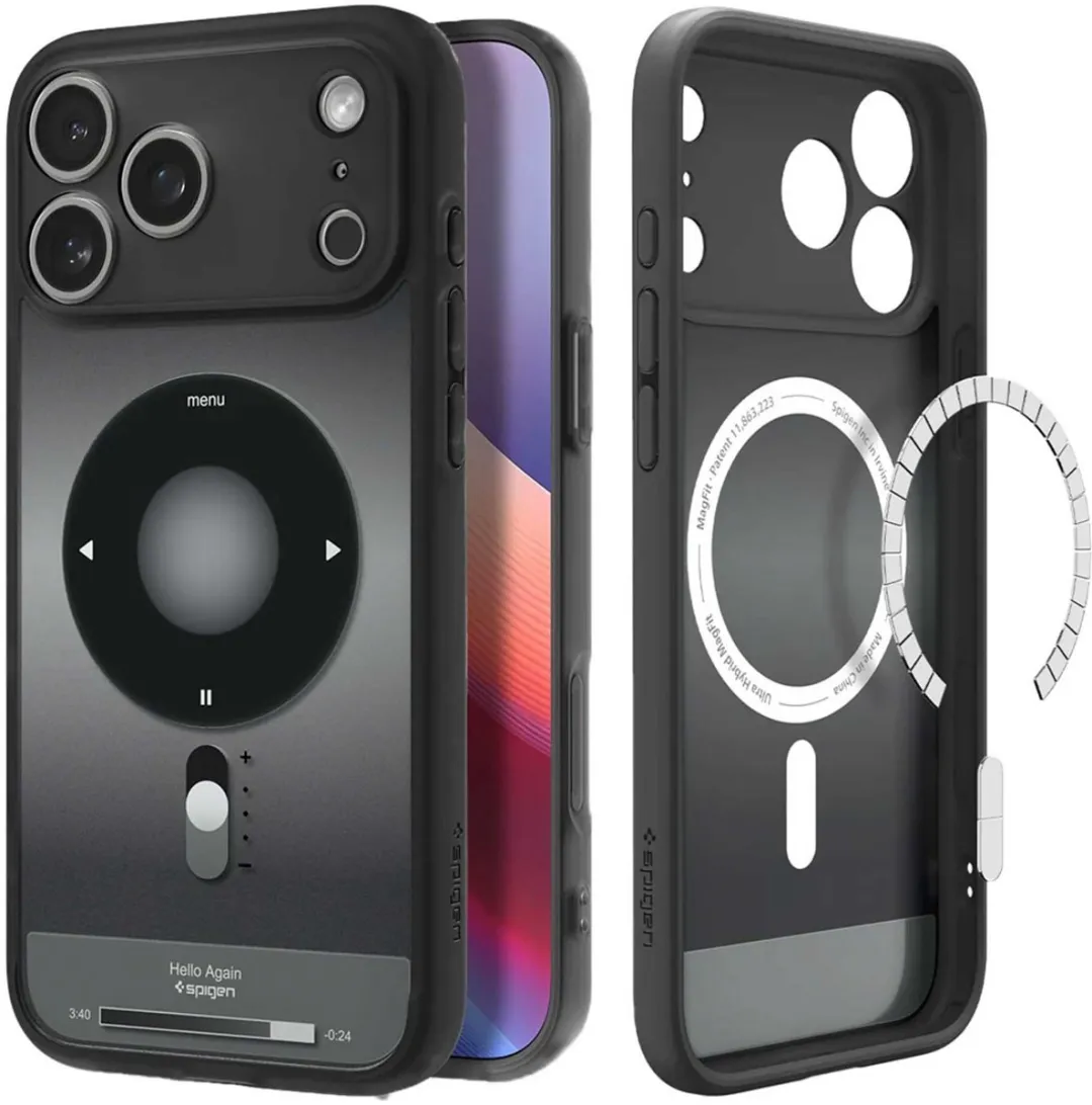 Spigen Ultra Hybrid Backcover geschikt voor MagSafe geschikt voor iPhone 17 Pro Max - Classic Black