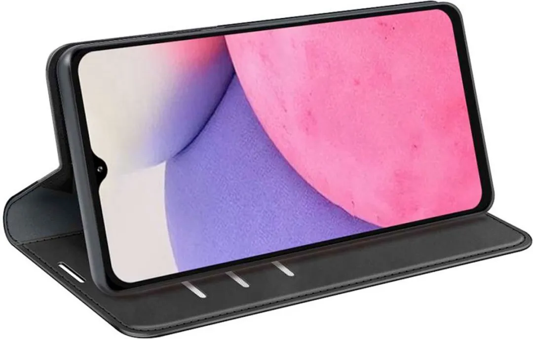 Just in Case Bookcase Hoesje Samsung Galaxy A53 - 4 Pasjes - Zwart