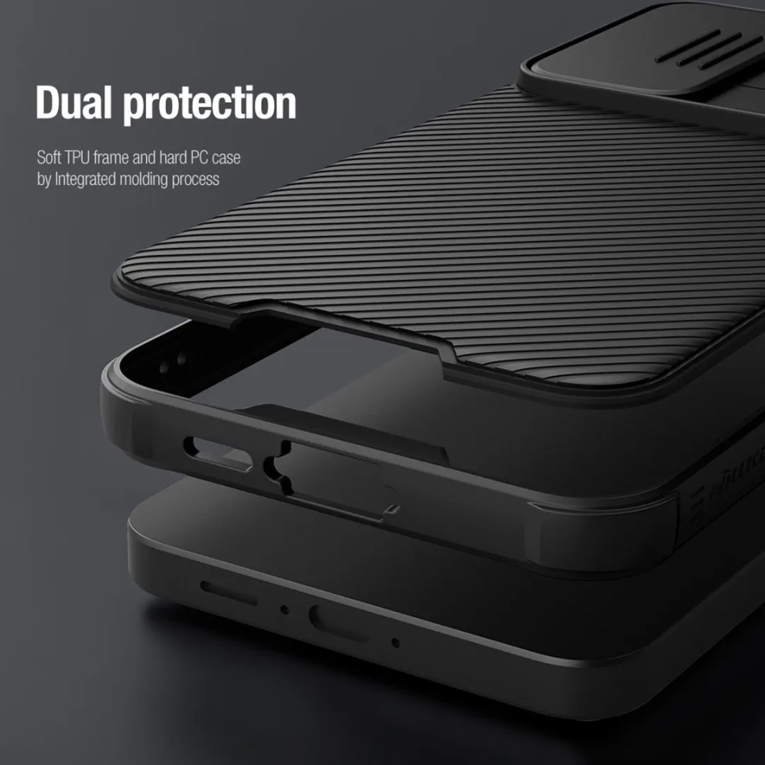 Nillkin CamShield Magnetisch Hoesje Samsung Galaxy A55 - Zwart