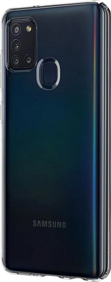 Spigen Liquid Crystal Backcover A21s - ACS00975 - Transparant - afbeelding 2 van 6