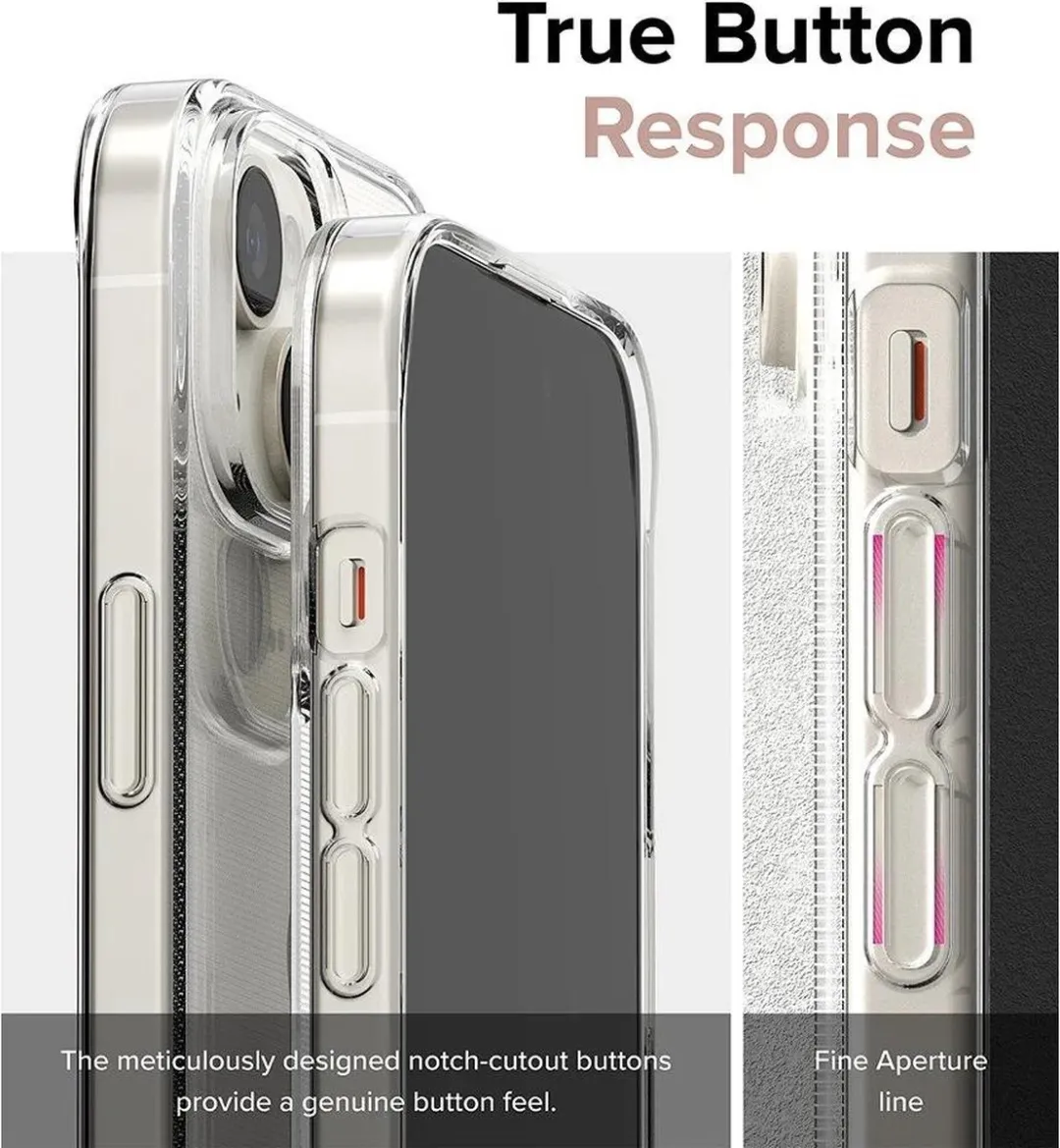 Ringke Air Hoesje iPhone 15 Plus - Transparant