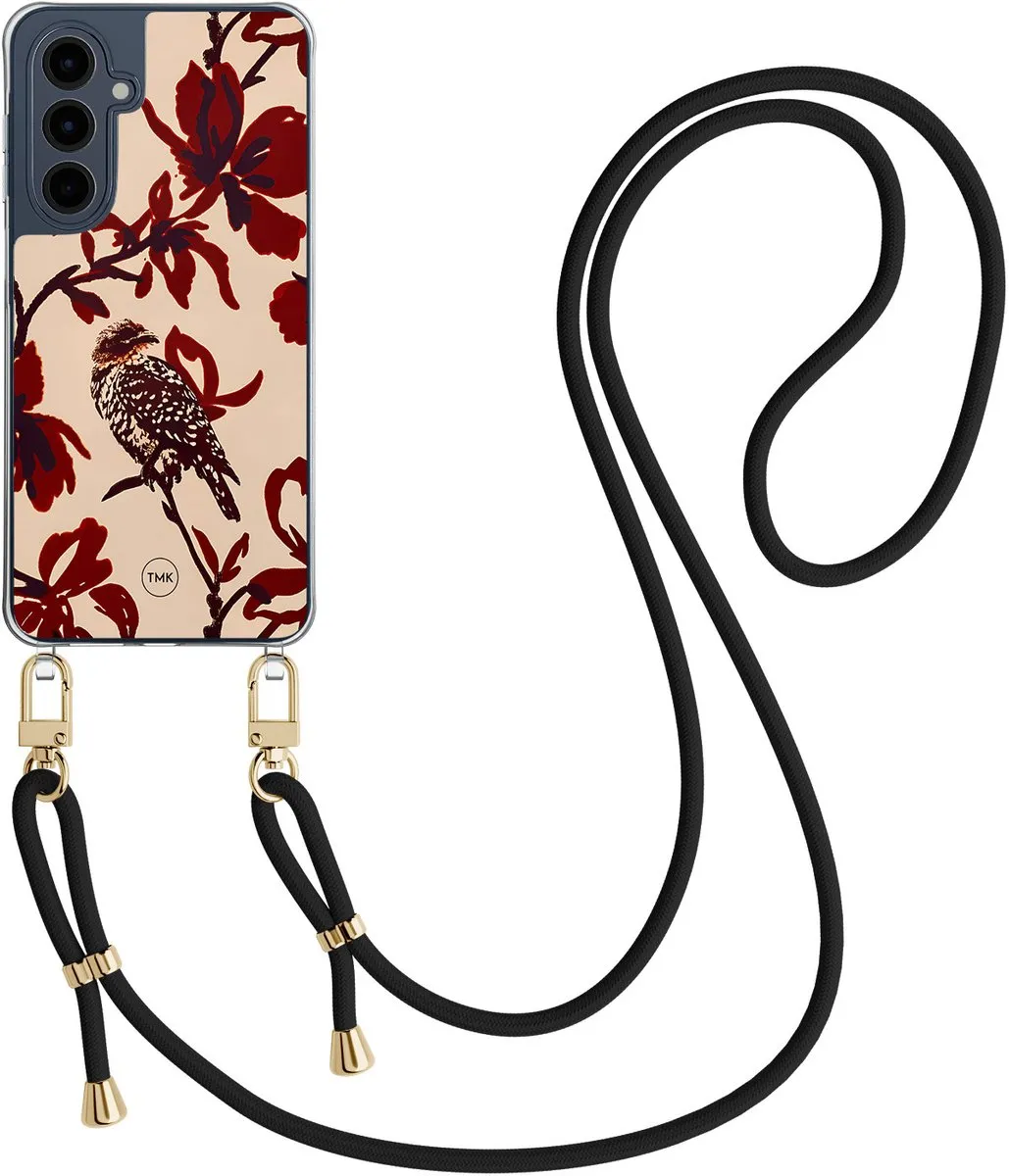 Casevibes Samsung Galaxy A16 Telefoonhoesje - Bloemenpracht - Rood CV/S/A16/C/023