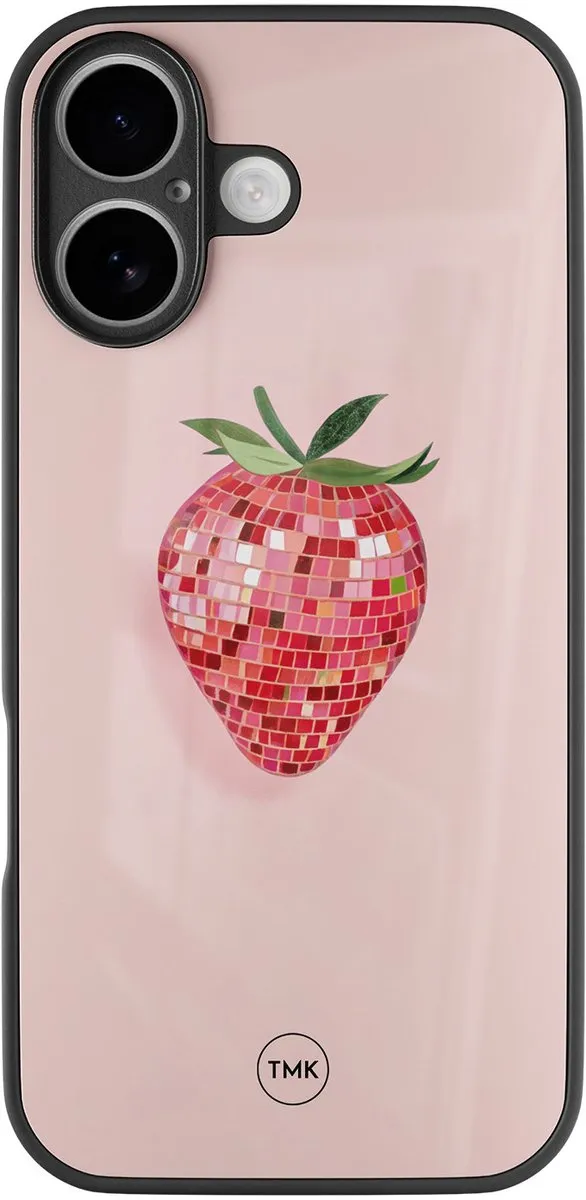Casevibes iPhone 17 Disco Aardbei TPU Hoesje