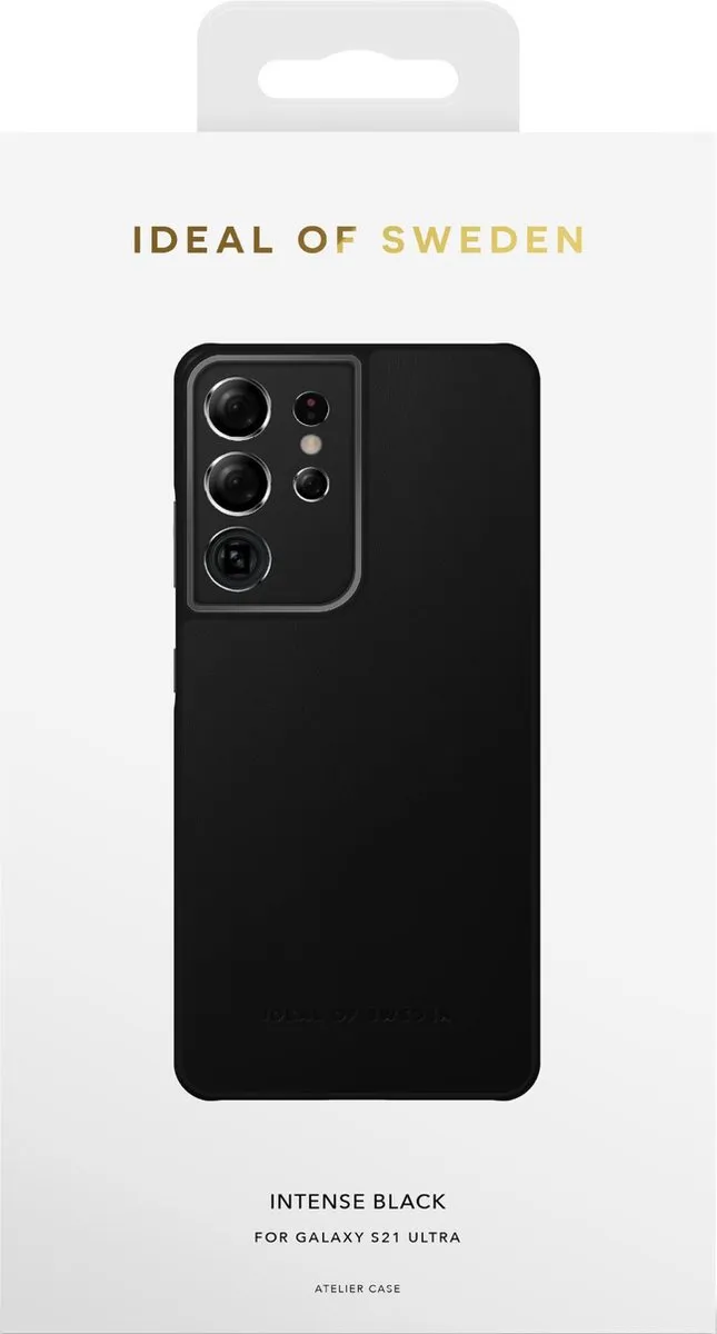 iDeal of Sweden Atelier Case Galaxy S21 Ultra Intense Black - afbeelding 3 van 6