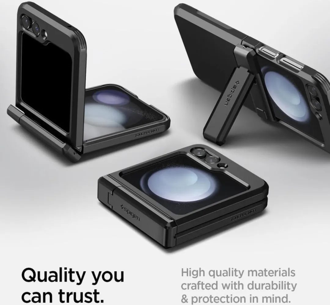 Spigen Tough Armor Hoesje Galaxy Z Flip 5 - Zwart