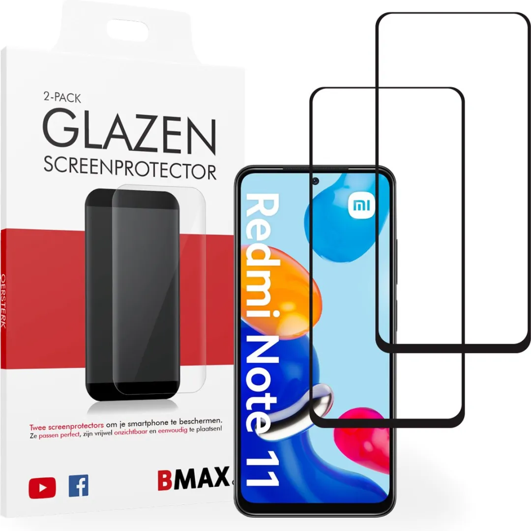BMAX Screenprotector Glas Xiaomi Redmi Note 11