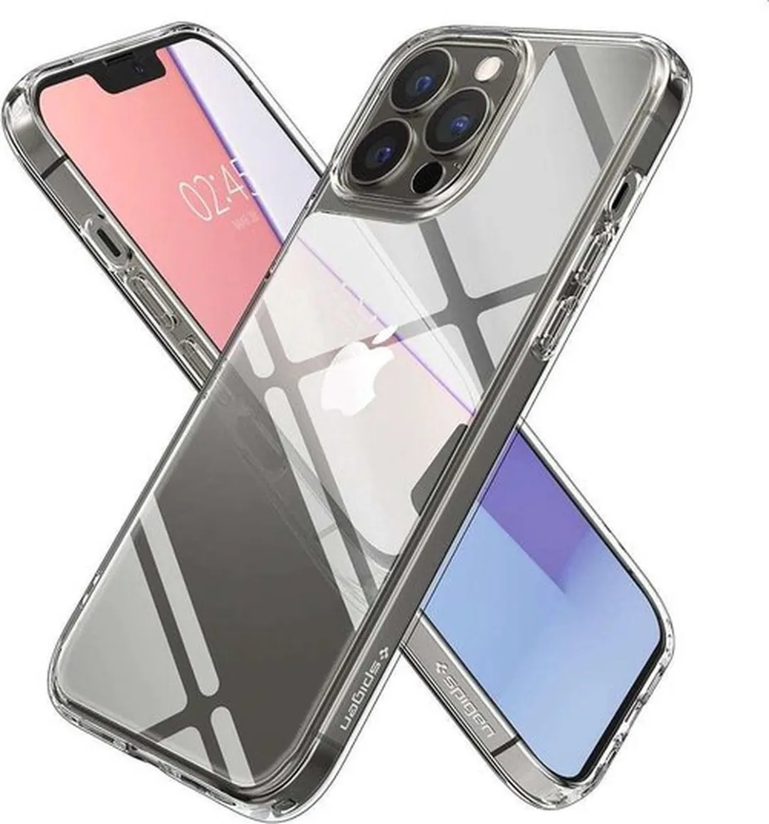 Spigen Quartz Hybrid TPU Hoesje iPhone 13 Pro ACS03271 - Transparant - afbeelding 6 van 6