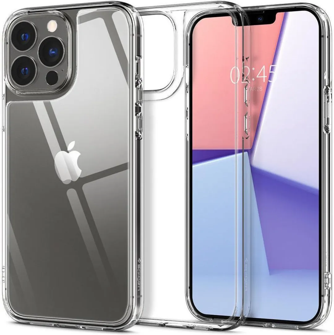 Spigen Quartz Hybrid TPU Hoesje iPhone 13 Pro ACS03271 - Transparant