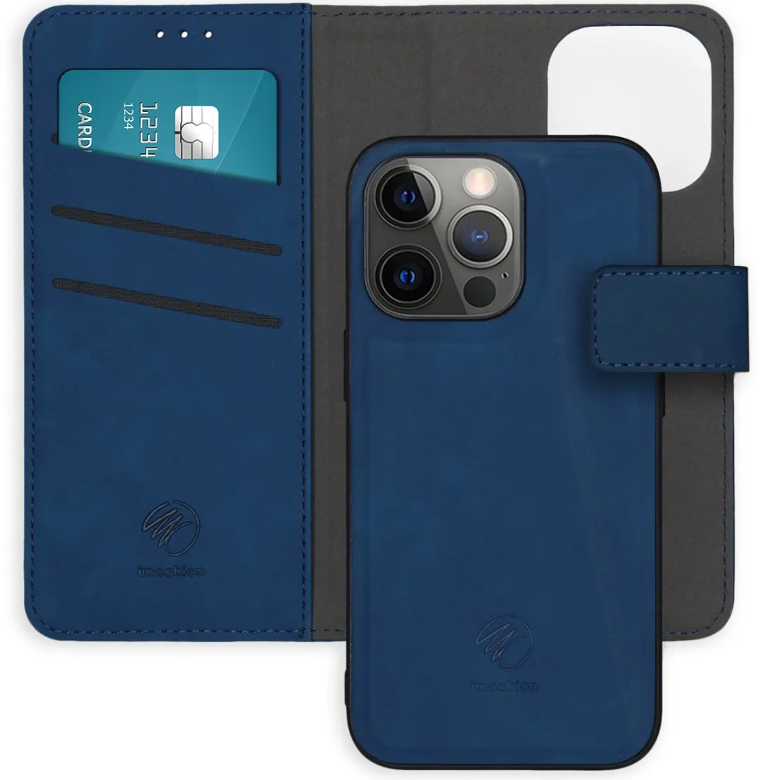 Imoshion Hoesje iPhone 13 Pro - Blauw 2-in-1 Bookcase