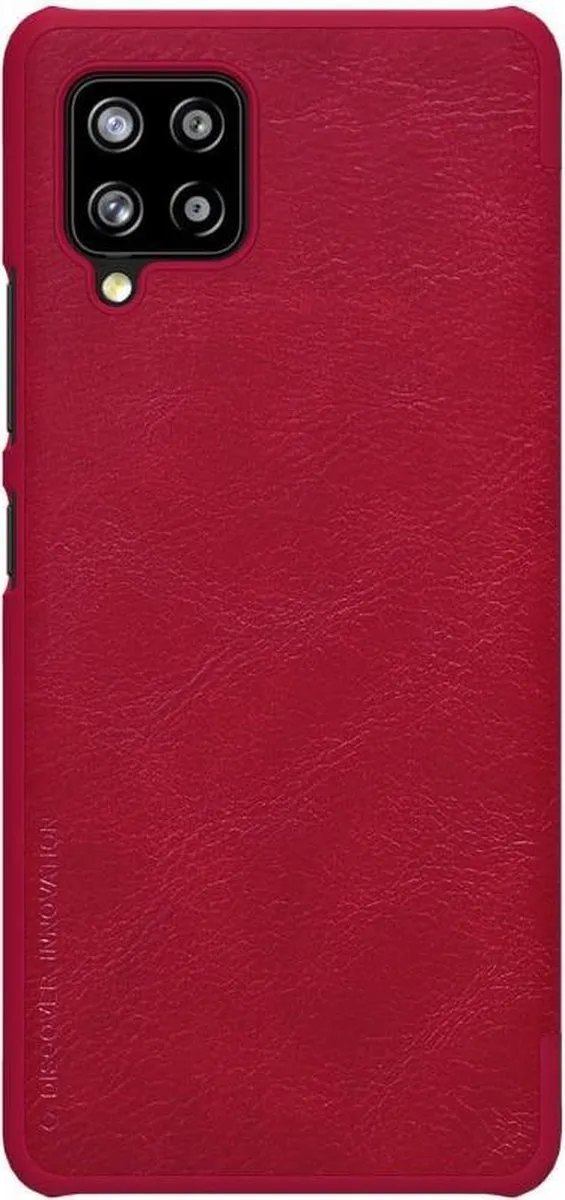 Nillkin Qin Leather Case Samsung Galaxy A42 - Rood - 2 Pasjes - afbeelding 2 van 6