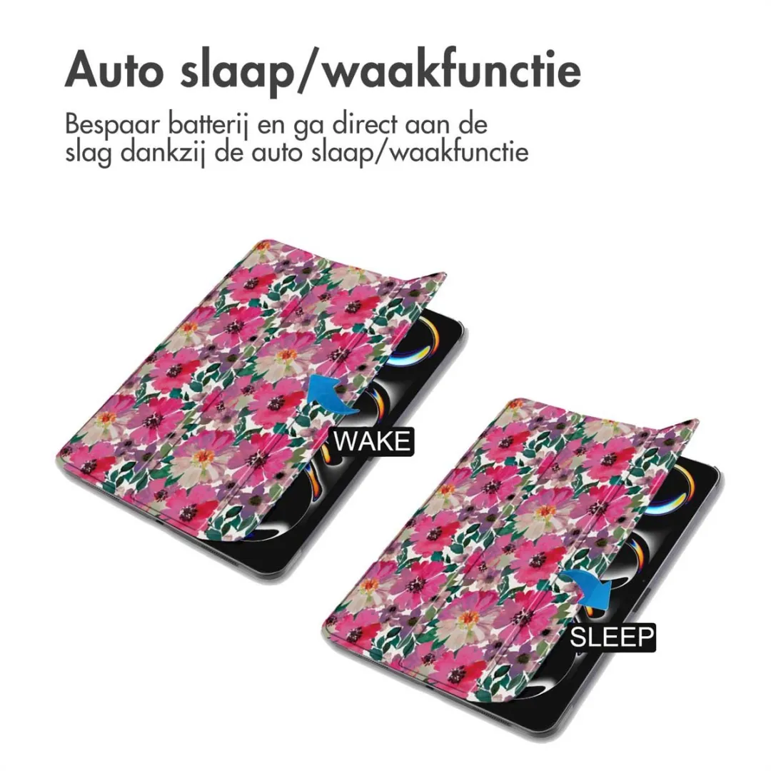 Imoshion Pr051 Tablethoes - iPad Pro 13" Floral Water Color