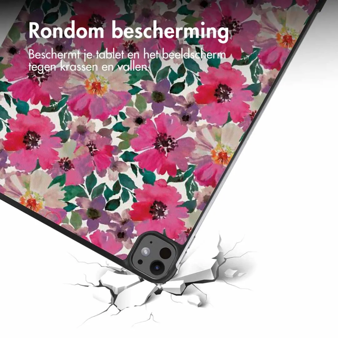 Imoshion Pr051 Tablethoes - iPad Pro 13" Floral Water Color
