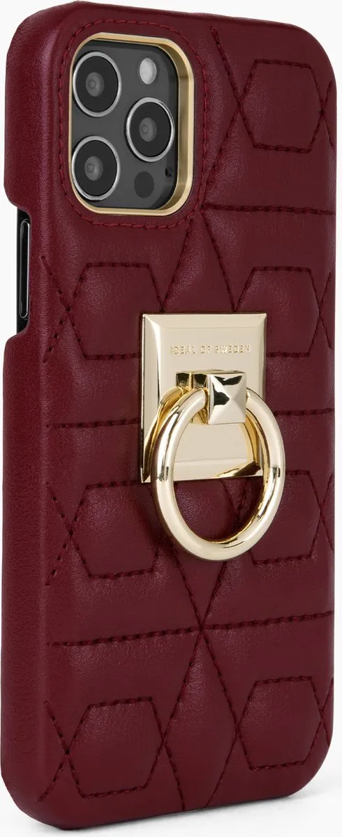 iDeal of Sweden Quilted Case iPhone 12/12 Pro - Quilted Ruby