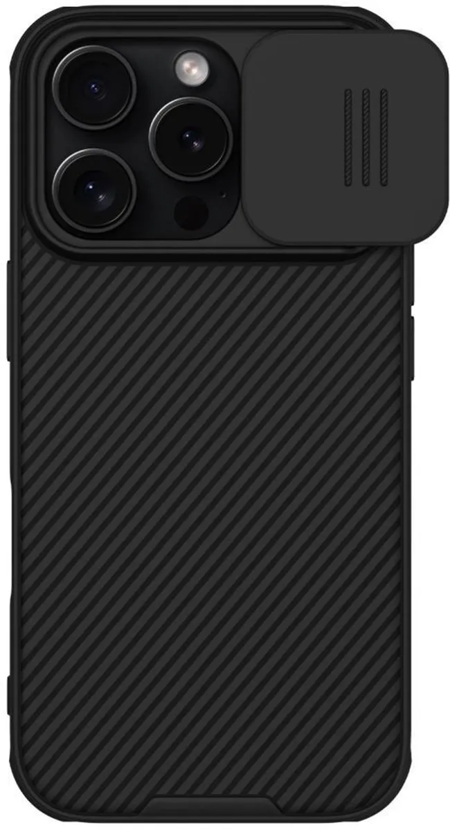 Nillkin CamShield Magnetisch Hoesje iPhone 16 Pro - Zwart