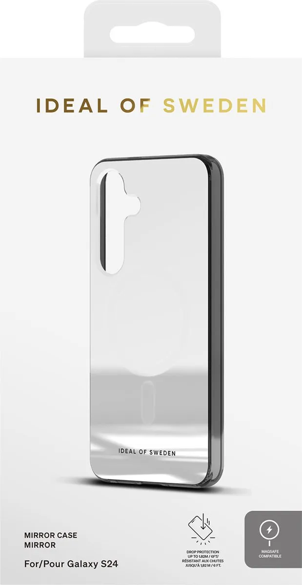 iDeal of Sweden Mirror Case IDCLCMS-S24-477 - Samsung Galaxy S24 - Zilver