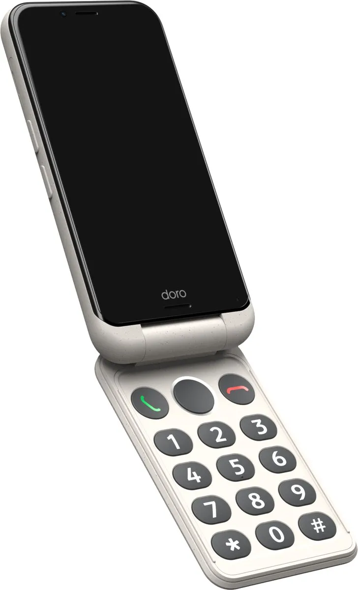Doro Aurora 21 8892 Smartphone - 4.5" Dual SIM - 4GB/64GB - Wit - afbeelding 6 van 6