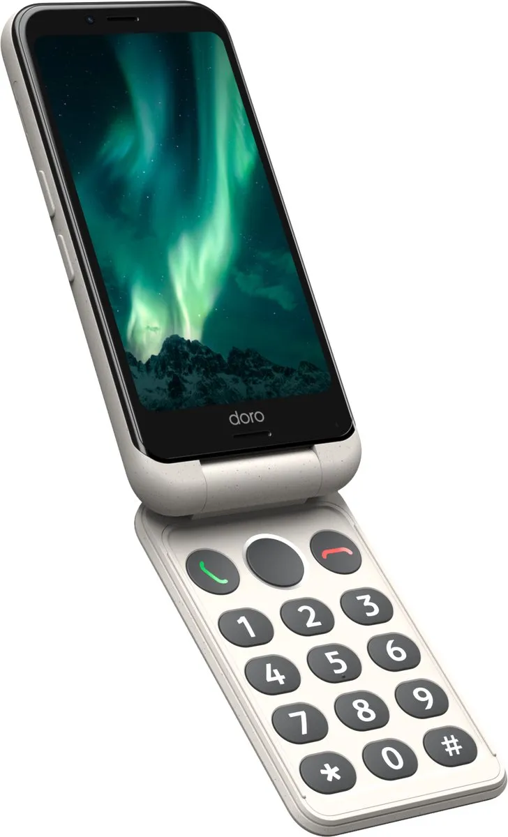 Doro Aurora 21 8892 Smartphone - 4.5" Dual SIM - 4GB/64GB - Wit - afbeelding 5 van 6