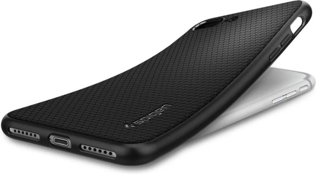 Spigen Liquid Air Hoesje iPhone 7 Plus 8 Plus - Zwart - afbeelding 3 van 6